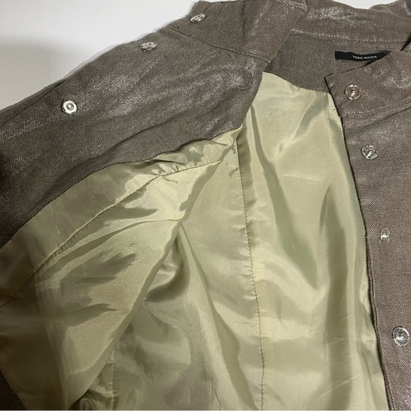 VERO Moda M cropped metallic thread minimalist blazer - Picture 5 of 7